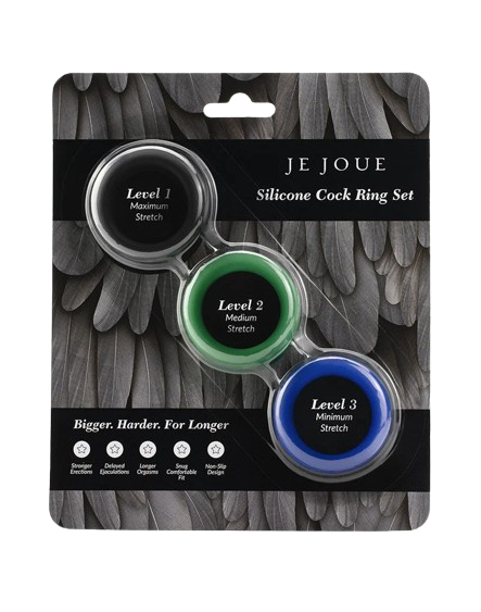 3 Pack Silicone C-rings