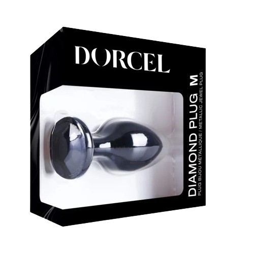 Diamond Plug Black Medium