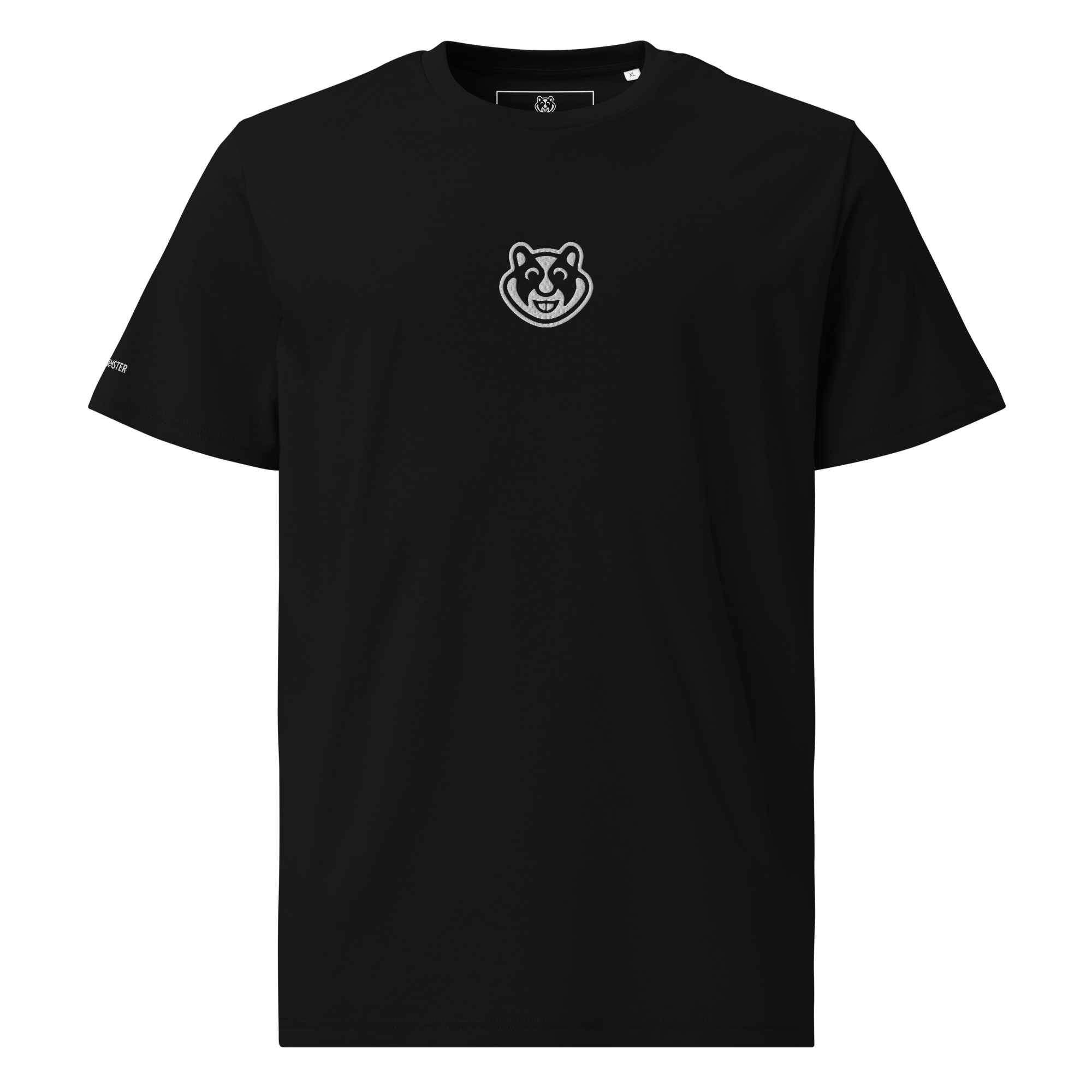 xHamster Unisex Cotton T-shirt With Embroidery (Black)