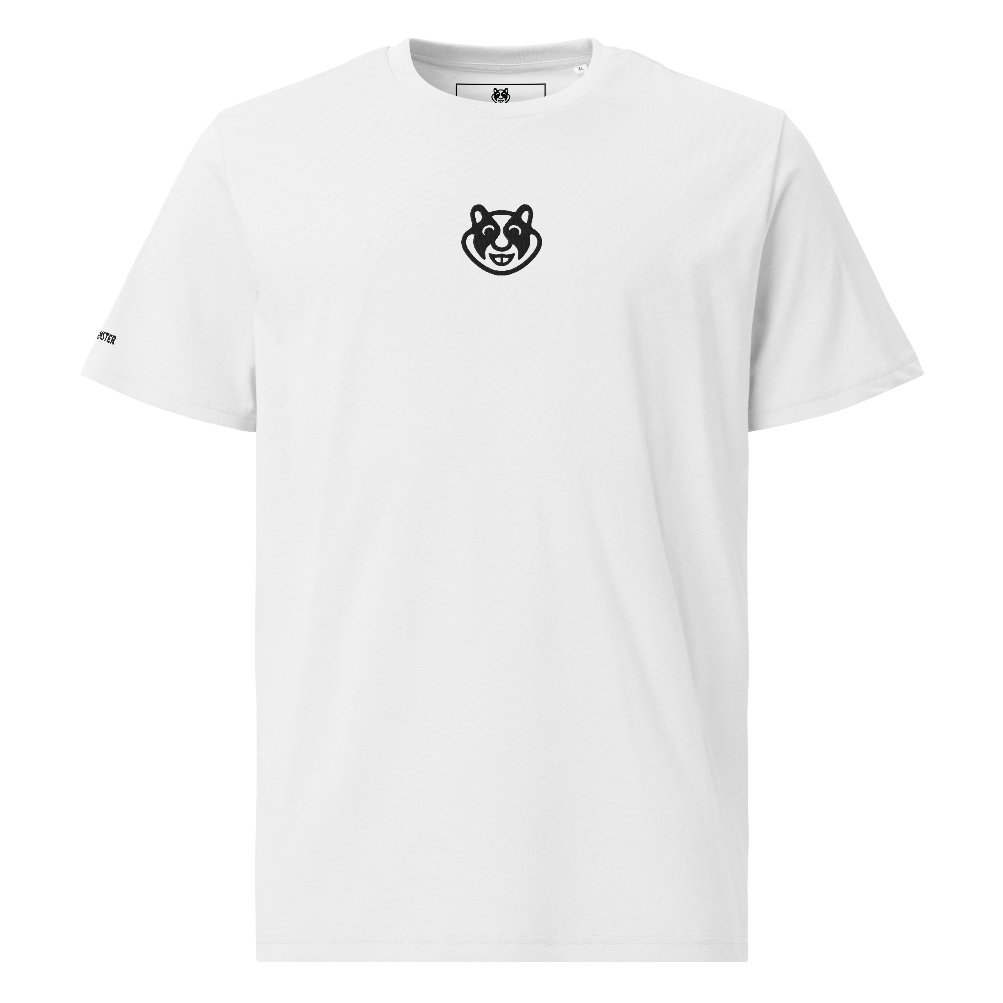 xHamster Unisex Cotton T-shirt With Embroidery (White)