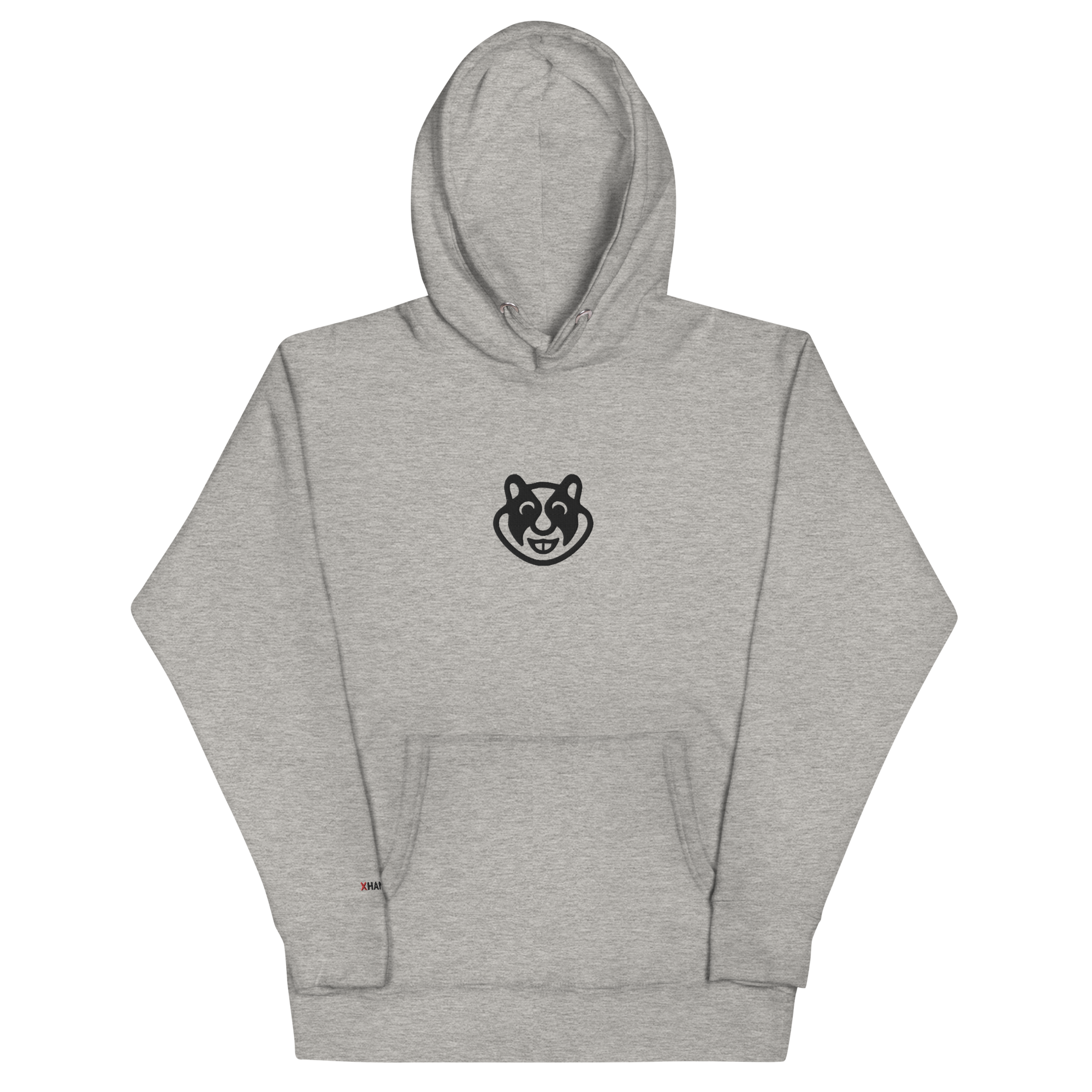 xHamster Unisex Hoodie (Mascot Embroidery) Grey
