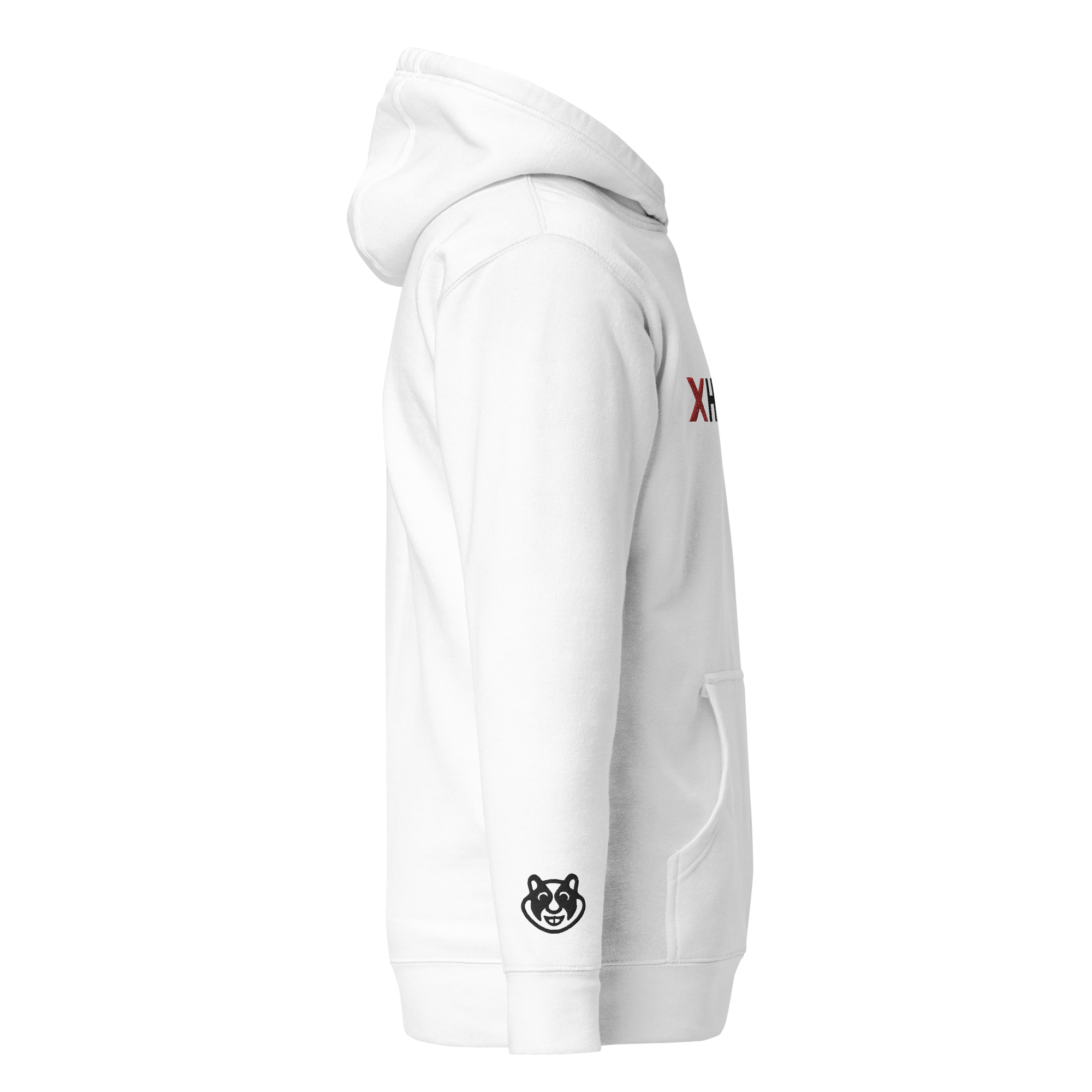 xHamster Unisex Hoodie (Front Logo) White