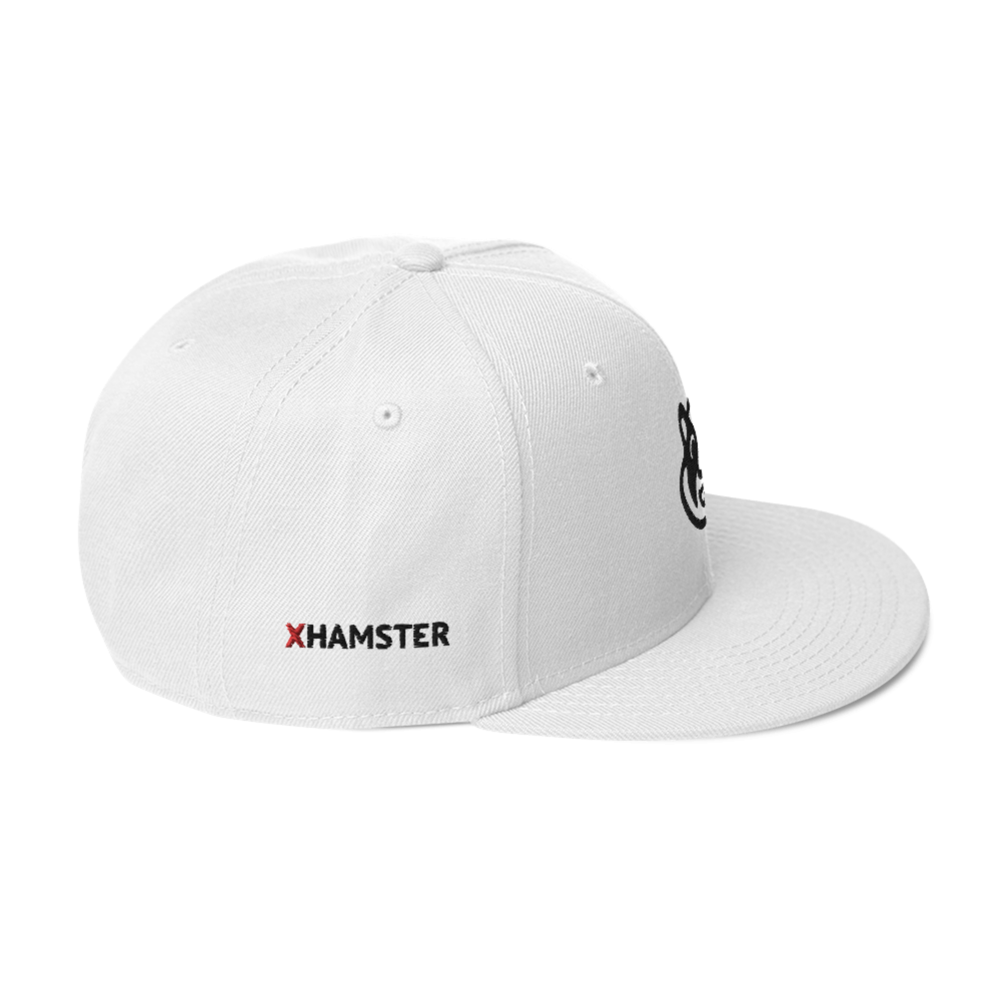 xHamster White Snapback Cap