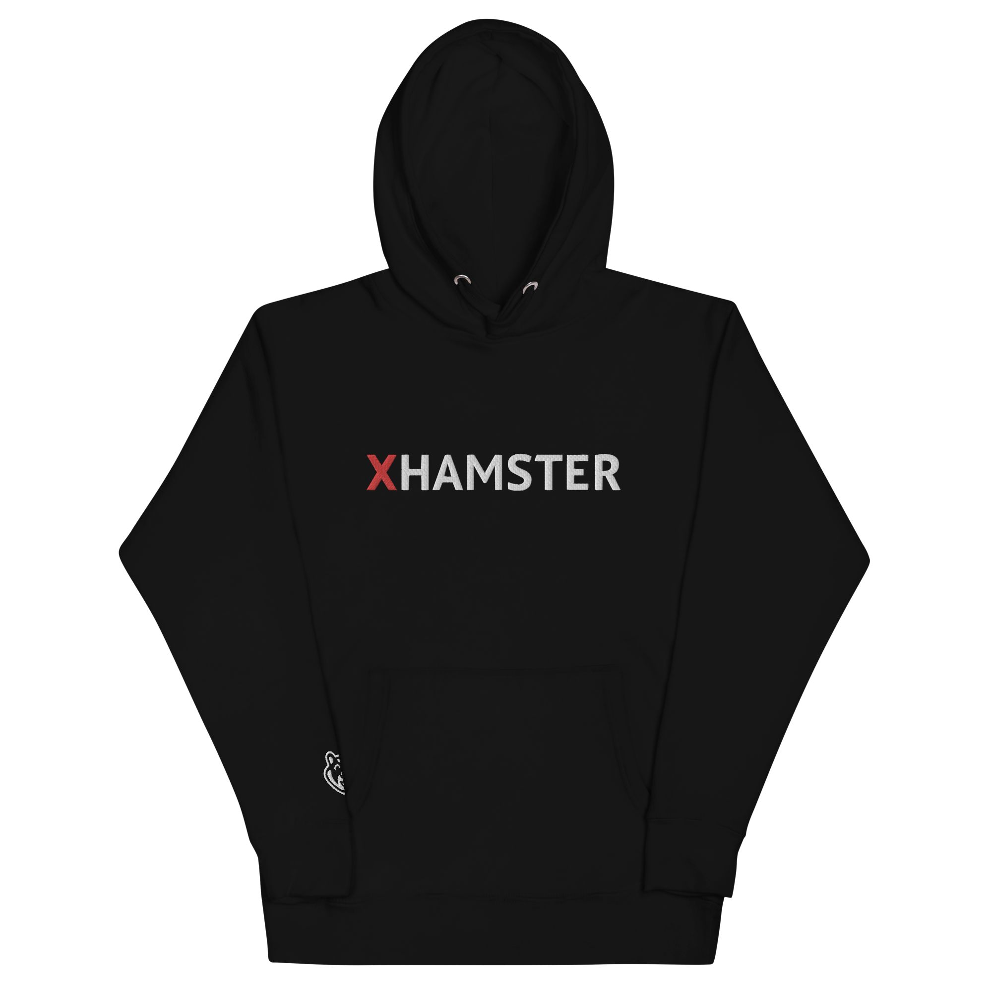 xHamster Unisex Hoodie (Front Logo) Black