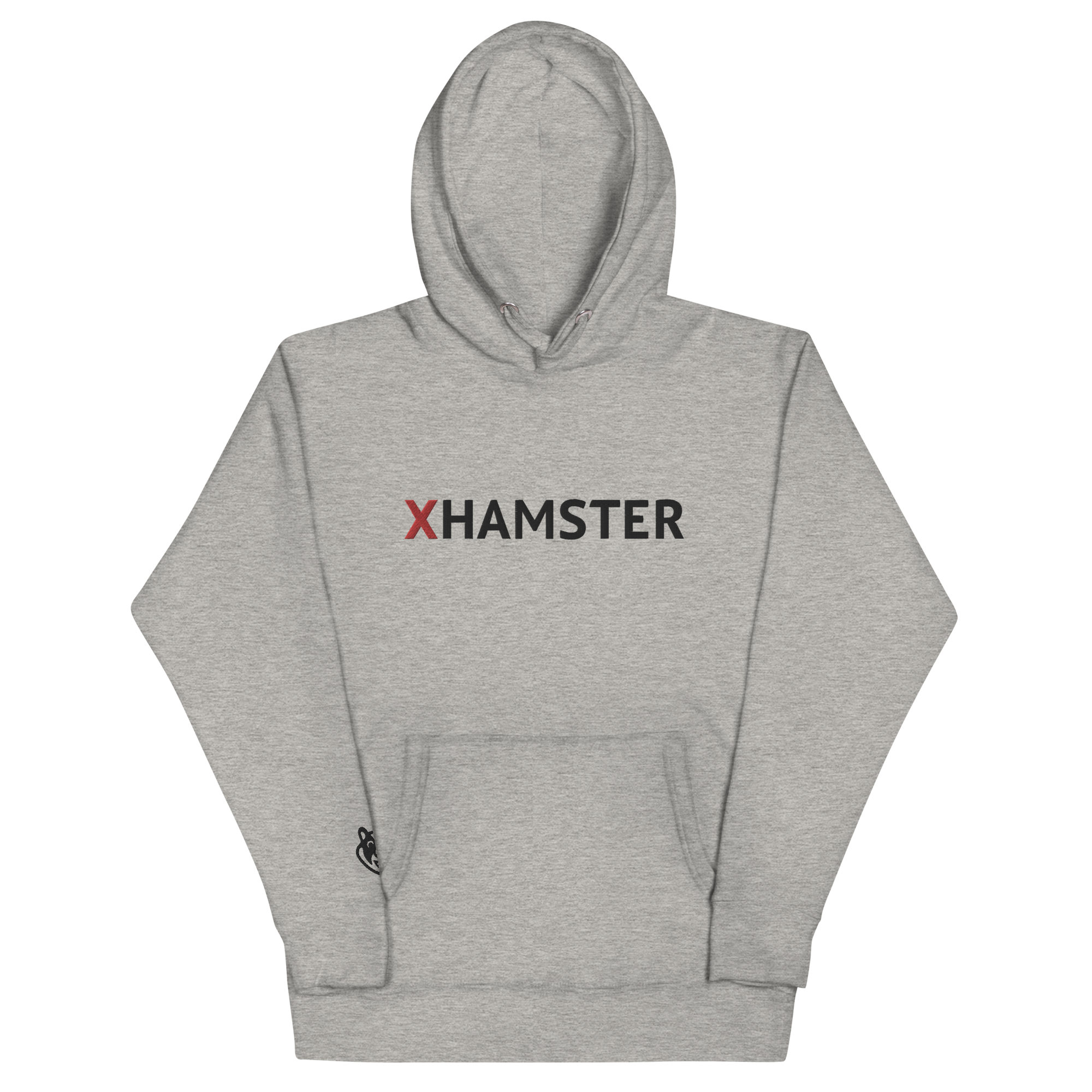 xHamster Unisex Hoodie (Front Logo) Grey