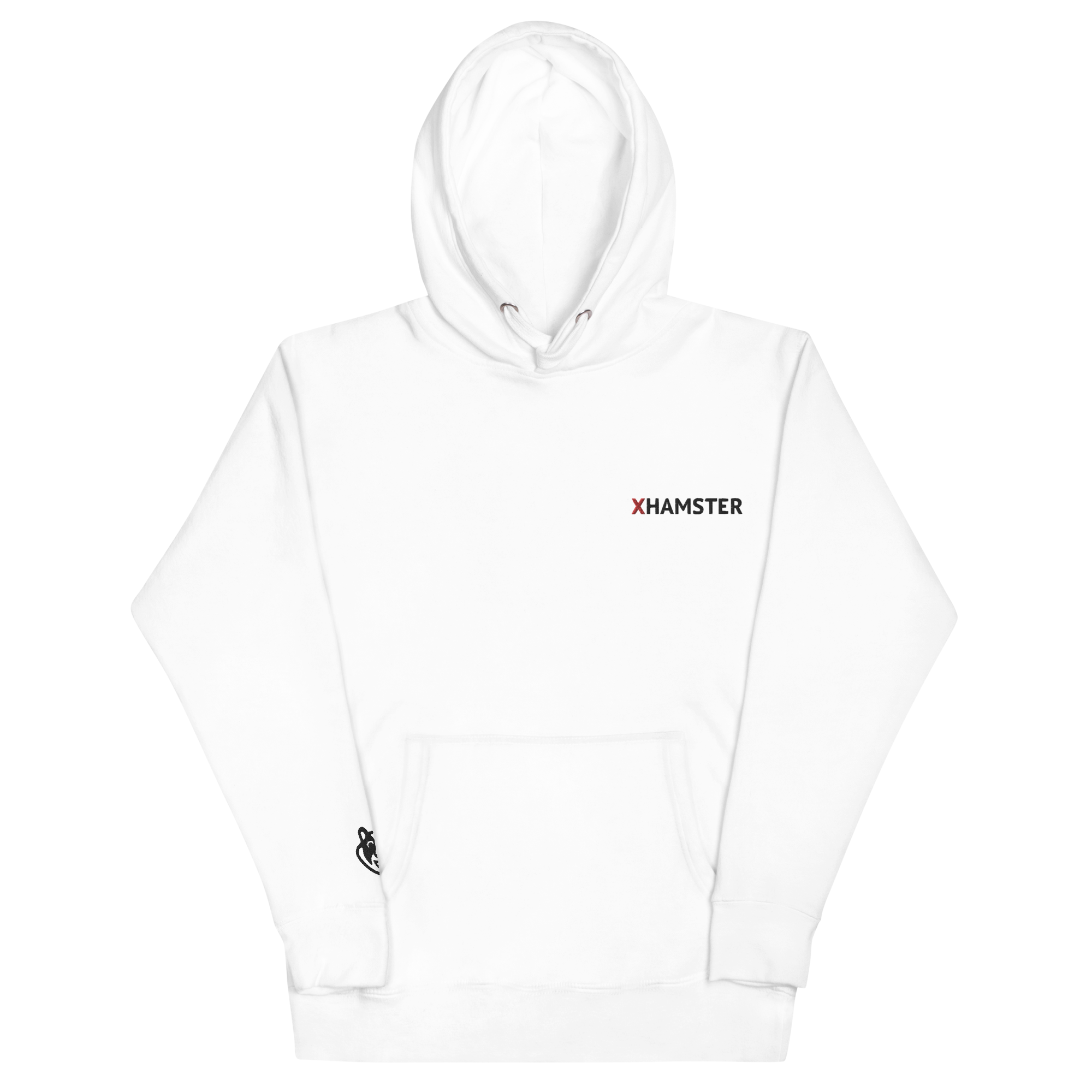 xHamster Unisex Hoodie (White)