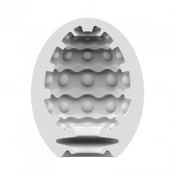 Masturbator Egg 3er Set (Bubble) Violet