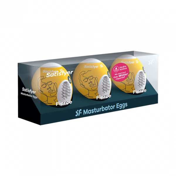 Masturbator Egg 3er Set (Fierce) Yellow